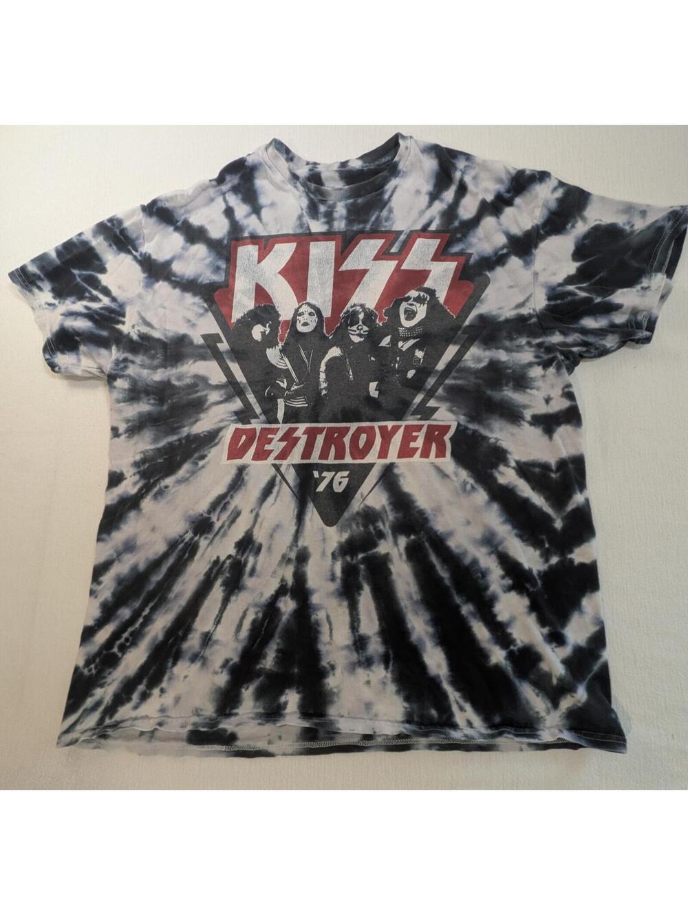 Vintage KISS Destroyer '76 Tie-Dye T-Shirt